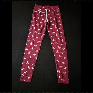 Victoria's Secret PINK Thermal Pajama Lounge Bottoms Like New XS Jogger